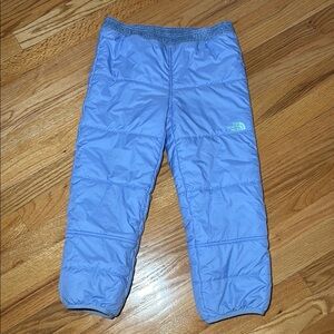 The North Face Light Blue Insulated Pants- Reversible